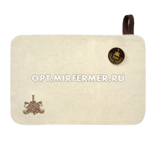 Коврик для сауны 49,5*33см войлок 100% /20 