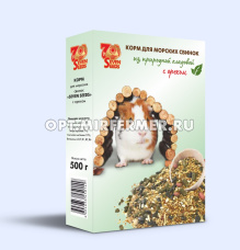 Корм д/морских свинок с орехом 500г SEVEN SEENDS (Семь семян) 2/12