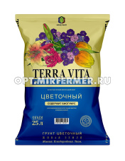 Грунт для цветов 25л Живая Земля 4/60 Норд Палп