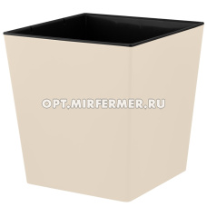 ЛОНДОН CUBE кашпо со вставкой 22л d30,1 h31,5см калифорнийский миндаль /4 ПлР ЛОНДОН CUBE кашпо со вставкой 22л d30,1 h31,5см калифорнийский миндаль /4 ПлР