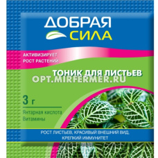 Тоник для листьев 3г Добрая Сила пакет 5/150 БФ