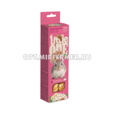 Лакомства д/хомяков, крыс, мышей и песчанок Палочки с возд.рис, орех 55г 2шт Little One (Литл Ван) 2/8