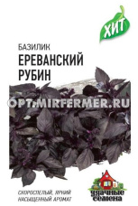 Базилик Ереванский рубин 0,1г Ранн (Гавриш) ХИТ х3