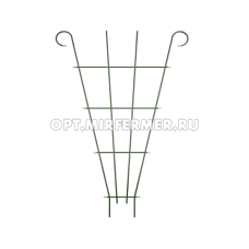 Шпалера Веерная на ножках, зеленая, h=1,8м, труба d=1,0м