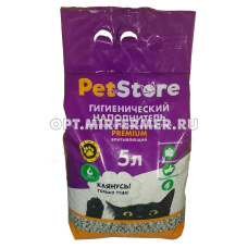 Наполнител PET STORE (Пет Стор), глиняный впитывающий, 5л