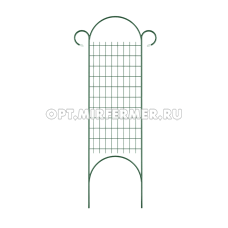 Шпалера Мелкая решетка, зеленая, h=1,9м, труба d=0,75м