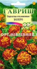 Бархатцы откл. Болеро 0,3г 30см (Гавриш)