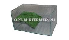 Аквариум террариум Черепашник 20л 40*20*25/стекло 1/1