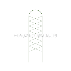 Шпалера Буби, зеленая, h=1,3м, труба d=0,34м