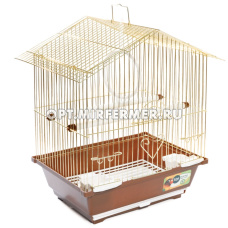 Клетка д/птиц 2101G 30*23*39см с наполением 1/1/Амма