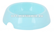Миска пластик 0,2л голубой Мур-Мяу 2/38