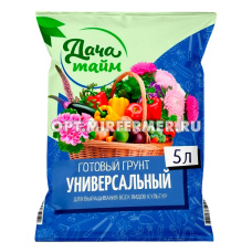 Грунт универсальный  5л Дача Тайм 5/5/440