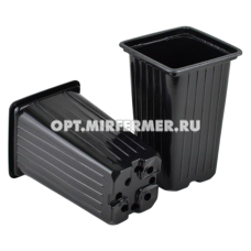 Горшок для рассады V-0,8л. 9*9*14 квадр/формованный/20/1440АмТр