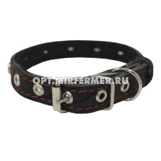 Ошейник кожаный 35мм дл.67см, об.ш.49-61см/ОК-35 1/1
