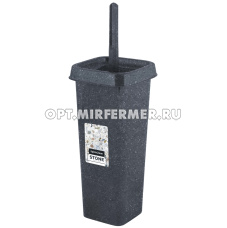Ершик с подставкой закрытый WC Stone/8 ПлР