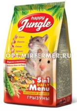 Корм д/грызунов 350г универсал Happy Jungle (Хеппи Джангл)/23