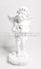 Фигура садовая Ангел с Розой  арт 345  22*45см/М-Д
