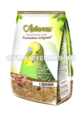 Корм д/попугаев с орехом 500г пленка Любимчик 2/18