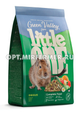 Корм д/дегу 750г разнотравья Зеленая долина пакет Little One (Литтл Ван)/4