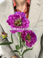 Ветка искусственная Мак 