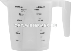 Кружка мерная 0,6л /25 ПлР