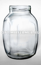 Банка твист офф 3л Кубышка d горла-100 6/486 КСТЗ