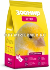 Корм д/канареек Кенар 500г пакет/18/Зоомир