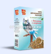 Корм д/попугаев волнистых с вит.и минер. 500г SEVEN SEEDS (Семь семян) 2/12