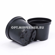 Горшок для рассады V-1л. 13*10,4 круг/литой/20/100 / АмТр