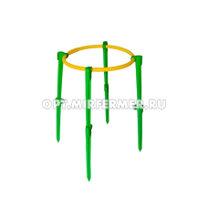 Кустодержатель №4 Пион, зеленый, h=0,8м, d=0,5м