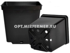 Горшок для рассады V-0,31л. 8*8*8 квадр/формованный/80/2200 АмТ
