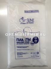 Пакет фасовочный ПНД 25*40см евроблок 1000шт/10000 OPTILAINE