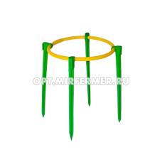 Кустодержатель №8 Роза, зеленый, h=0,55м, d=0,5м