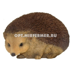 Фигура садовая Ежик лесной L29 W18,5 H17,5 см (ПОЛИСТОУН)