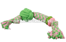 Игрушка текстиль Мяч на веревке 36см плетеная с пищалкой арт.2026-0756 1/1/ЧД Игрушка текстиль Мяч на веревке 36см плетеная с пищалкой арт.2026-0756 1/1/ЧД