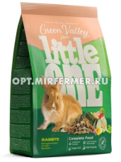 Корм д/кроликов 750г разнотравья Зеленая долина пакет Little One (Литтл Ван)/4