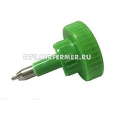 Поилка д/сх.птиц ниппельная 180 градусов универ п/бутылку 0,5-5л 1/50
