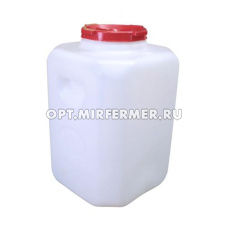 Бочка-бак  50л прямоугольный dгорл.21,5см/4