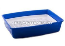 Туалет ВАКА глубокий с сеткой синий/54082/10