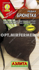 Редька Брюнетка 1г округлый Ср (Аэлита)