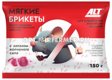 Тесто брикет 150г ALT вкус копченого сала с мумифиц. эффектом 10/50 Родемос
