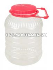Банка  5л со съемн. ручками ПЭТ 2/10