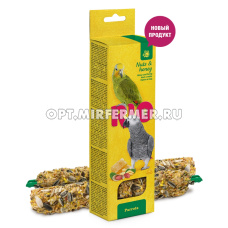 Лакомства д/попугаев палочки с орехами и медом 2*90г RIO (РИО) 2/10