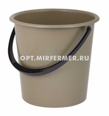 Ведро хоз. 10л пластик 2 сорт Эконом в ассорт./10