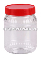 Банка  0,7л круглая ПЭТ 3/21