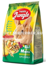 Корм д/кроликов 400г Happy Jungle (Хеппи Джангл)/18