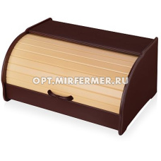Хлебница 38,5*27,5*19,5 см коричневая /4