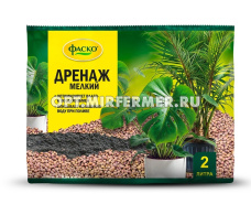 Дренаж керамзитный мелкий 2л (5-10мм) 5/20/480 Фаско