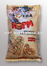 Корм д/попугаев молодых 500г пакет БОСПА 1/20