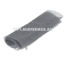 Мочалка полотенце для душа Японская 30*90см жесткая,серый 1/20